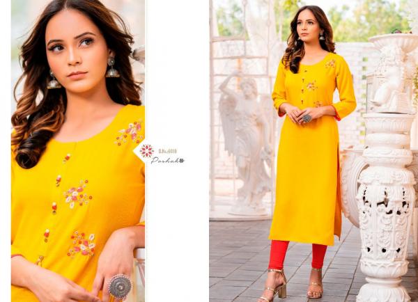 Psyna-Poshak-6 Rayon Stiched Colorful Kurtis For Summer